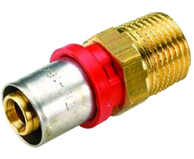 tiemme raccorderia raccordo diritto tiemme per multistrato aggancio maschio tipologia a pressare sistema th diametri 114 x 40 mm ean 8027830110053