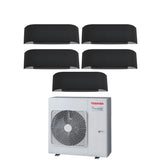 toshiba climatizzatore condizionatore toshiba penta split inverter serie haori 1010101013 999912 ras 5m34u2avg e r 32 wi fi integrato 1000010000100001000013000 900090009000900012000 grigio scuro