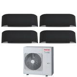 toshiba climatizzatore condizionatore toshiba quadri split inverter serie haori 10101616 991515 ras 4m27u2avg e r 32 wi fi integrato 10000100001600016000 900090001500015000 grigio scuro