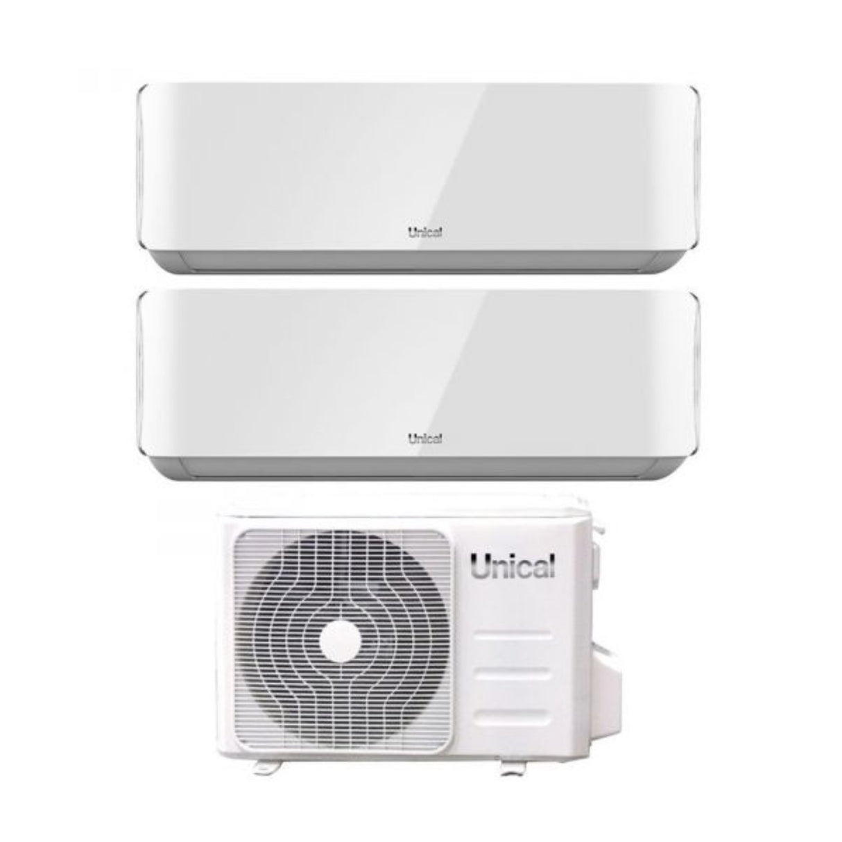 unical climatizzatore condizionatore unical dual split inverter serie air cristal 1818 con kmx4 36he r 32 wi fi optional 1800018000 ean 8059657019769