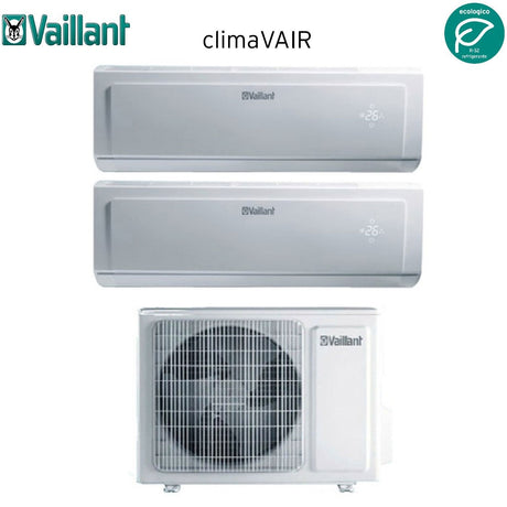 vaillant climatizzatore condizionatore vaillant dual split inverter serie climavair plus vai 8 99 con vaf8 040w2no r 32 90009000 ean 8059657019837