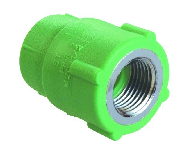 wavin giunto filettato femmina polipropilene wavin per tubi pn20 modello 40x114 codice ma40f4 ean 8033758051675