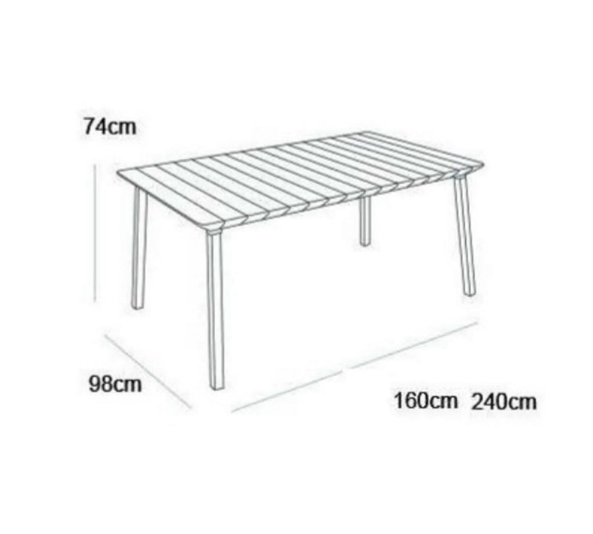 allibert tavolo allibert lima estensibile 160240 cm colore bianco