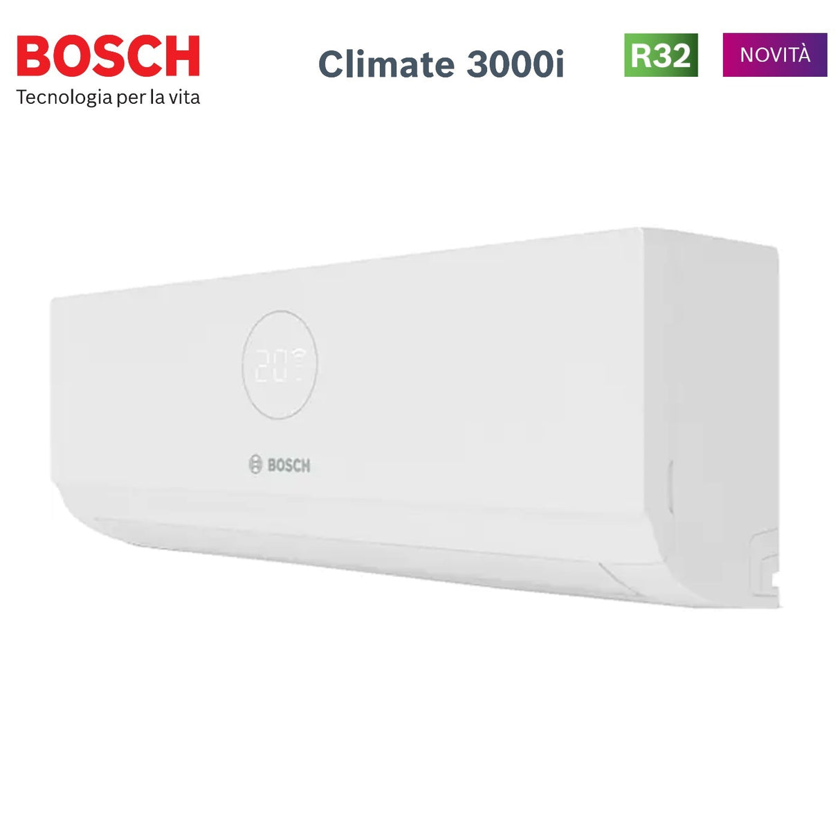 bosch climatizzatore condizionatore bosch dual split inverter serie climate 3000i 99 con ms 18 oue r 32 wi fi optional 90009000 ean 8059657007209