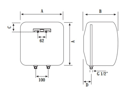 chaffoteaux scaldabagno scaldacqua elettrico chaffoteaux modello chx 30 2 eu 30 litri verticale ean 5414849553910