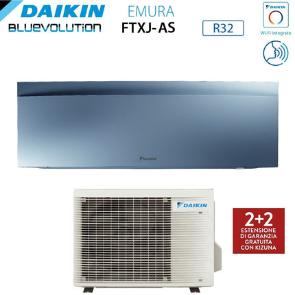 immagine-2-daikin-climatizzatore-condizionatore-daikin-bluevolution-inverter-serie-emura-silver-iii-12000-btu-ftxj35as-r-32-wi-fi-integrato-classe-a-garanzia-italiana-novita