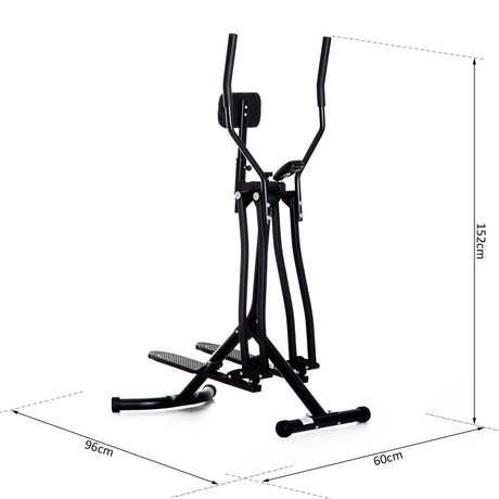 easycomfort easycomfort air walker cross trainer per fitness allenamento a casa con display nero ean 8055776911687