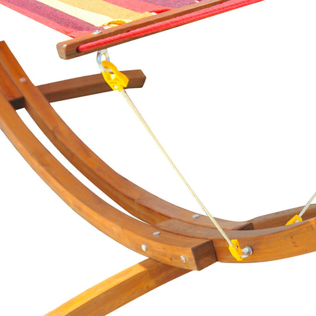 easycomfort easycomfort amaca in tessuto a righe colorato con supporto in legno 3 15x1x1 1m ean 8054144138442