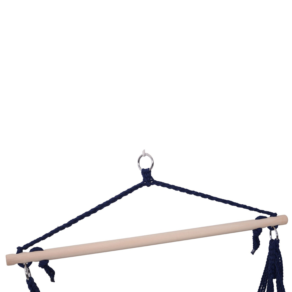 easycomfort easycomfort amaca sedia pensile con poggiapiedi struttura in legno giallo e blu ean 8054111843317