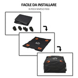 easycomfort easycomfort borsa da tetto impermeabile per auto e suv con o senza portapacchi 566l ean 8054144131627