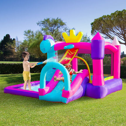 immagine-2-easycomfort-easycomfort-castello-gonfiabile-per-bambini-3-8-anni-con-scivolo-piscina-e-trampolino-3x2.7x2m