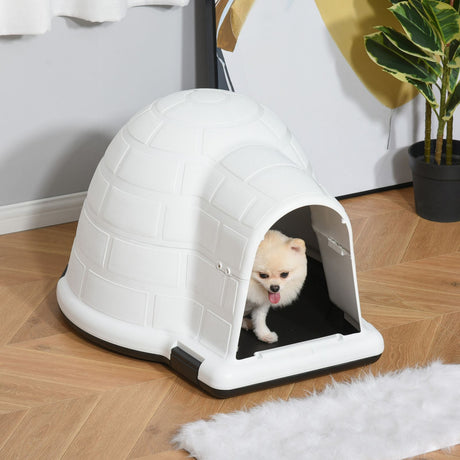 easycomfort easycomfort cuccia da esterno per cani di taglia piccola a forma di igloo con porta ean 8055776915241