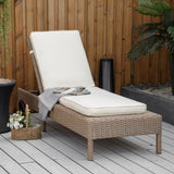 easycomfort easycomfort cuscino per lettino prendisole con rivestimento poliestere sfoderabile 188x53x8cm bianco crema