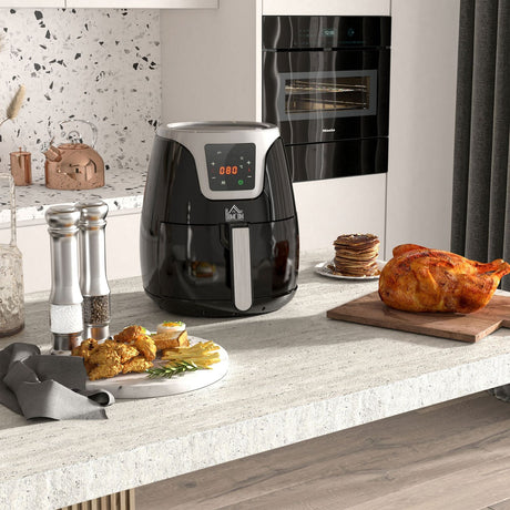 easycomfort easycomfort friggitrice ad aria calda 3 5l 7 programmi temperatura regolabile 80 200c 1500w friggitrice senza olio con timer 60 minuti touchscreen