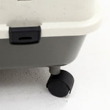 easycomfort easycomfort gabbietta per criceti conigli porcellini dindia in metallo nero con 2 porte ean 8054144130200