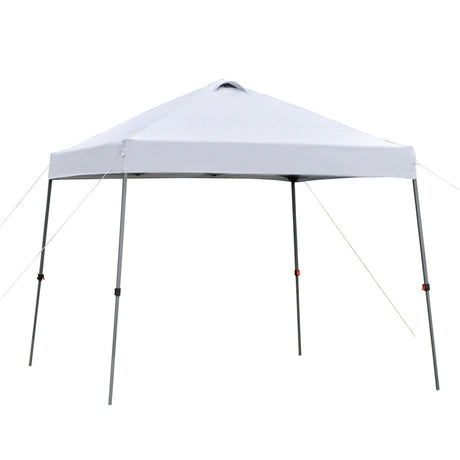 easycomfort easycomfort gazebo pieghevole 3x3m da giardino ed esterno in metallo e tessuto oxford bianco ean 8055776910901