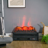 easycomfort easycomfort inserto camino elettrico 1800w con fiamma temperatura regolabile e autospegnimento 58 5x22x32 cm nero