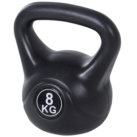 easycomfort easycomfort kettlebell 8 kg per allenamento cross training nero ean 8054111840002