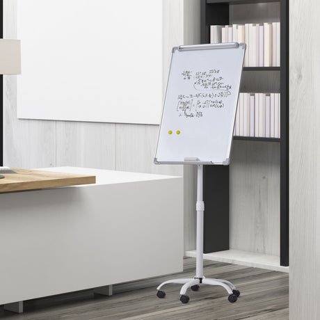 easycomfort easycomfort lavagna magnetica bianca cavalletto magneti cancellino altezza regolabille ean 8054144138985