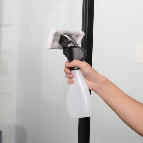 easycomfort easycomfort lavavetri elettrico aspiragocce con batteria ricaricabile pulitore vetri senza fili giallo