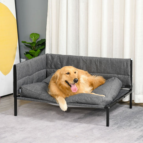easycomfort easycomfort lettino morbido cuccia per cani grandi grigio 93 5x69x48 5cm