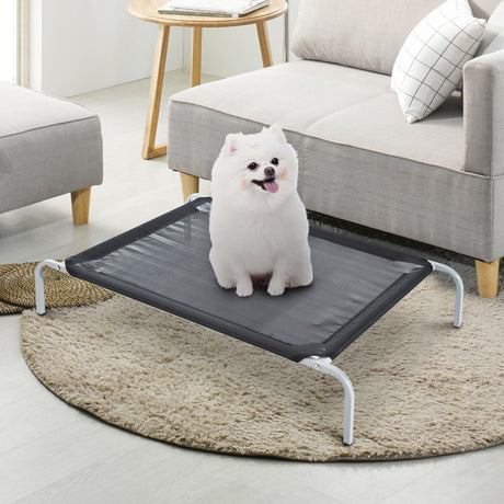 easycomfort easycomfort lettino per cani da interno esterno cuccia brandina 90l x 80pcm fino 22kg nera ean 8054111843522