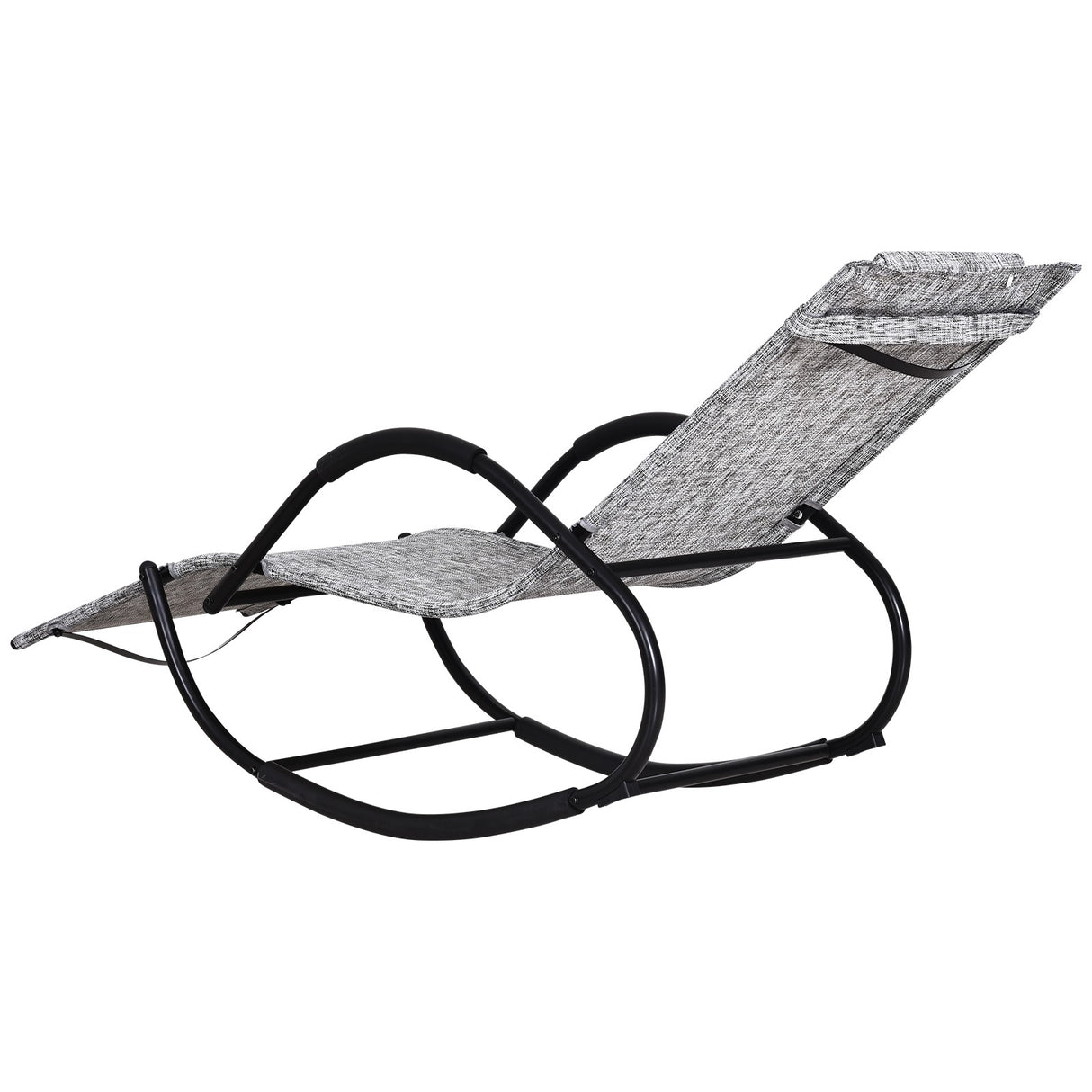 easycomfort easycomfort lettino sedia sdraio a dondolo zero gravity grigio ean 8054111848077