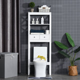 easycomfort easycomfort mobile per wc scaffale bagno salvaspazio 3 mensole e 2 cassetti ean 8054144135045