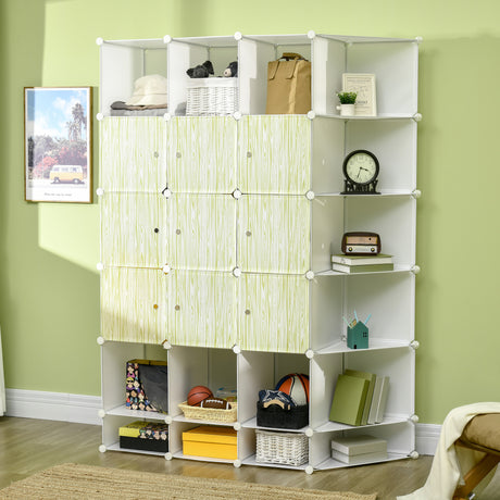 easycomfort easycomfort mobile scarpiera modulare salvaspazio pannelli a cubo e triangolo in pp e acciaio 145x47x196 cm bianco