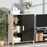 easycomfort easycomfort mobiletto multiuso a cubi con vani aperti e armadietto casa e ufficio ean 8054144139814