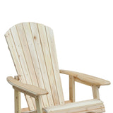 easycomfort easycomfort poltroncina a sdraio adirondack in legno da esterno con poggiapiedi ean 8055776912295