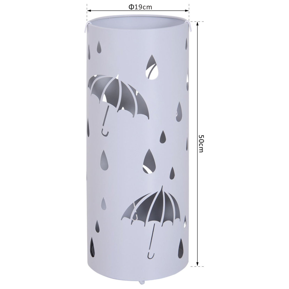 easycomfort easycomfort portaombrelli in metallo lavorazione ombrelli con salvagoccia grigio chiaro ean 8054111846950