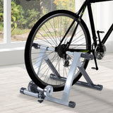 easycomfort easycomfort rullo bici pieghevole per allenamento in casa argento e nero ean 8054144133164