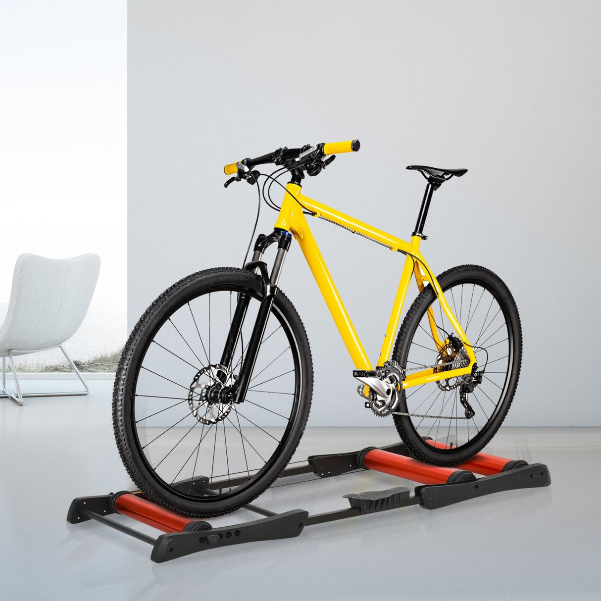 easycomfort easycomfort rullo per bicicletta trainer pieghevole e regolabile rosso ean 8055776913667