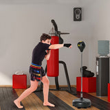 easycomfort easycomfort sacco da boxe ad altezza regolabile guanti inclusi in pe e metallo 45x45x133 151cm oro