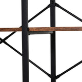 easycomfort easycomfort scaffale stile industrial 3 livelli struttura in acciaio 120 x 30 x 76 cm ean 8054111848541