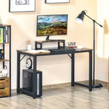 easycomfort easycomfort scrivania con supporto per il monitor marrone nero