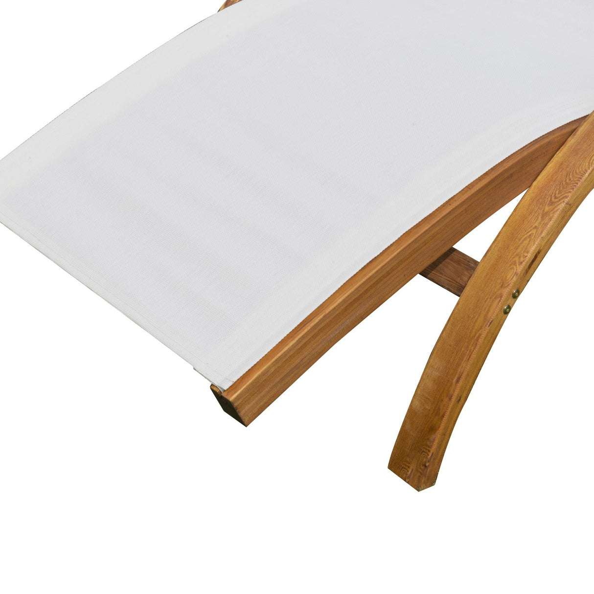 easycomfort easycomfort sdraio lettino prendisole relax da giardino in legno e texilene crema ean 8054144134420