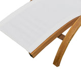 easycomfort easycomfort sdraio lettino prendisole relax da giardino in legno e texilene crema ean 8054144134420