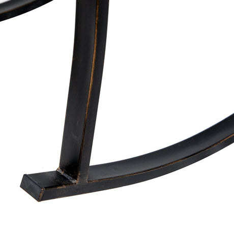 easycomfort easycomfort sedia a dondolo da giardino in metallo decorato ean 8054144133881