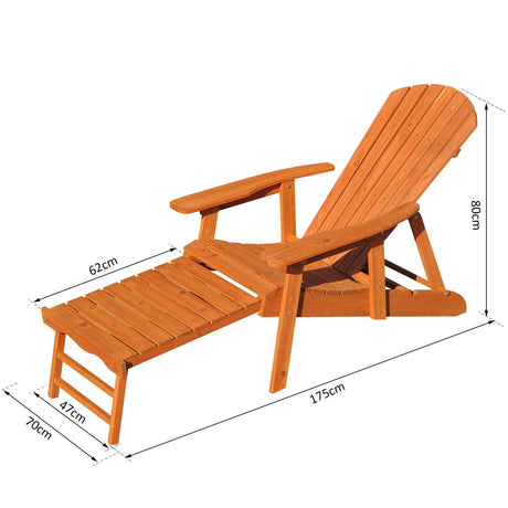 easycomfort easycomfort sedia a sdraio in legno adirondack con poggiapiedi ean 8055776912806