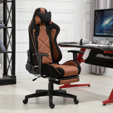 easycomfort easycomfort sedia da ufficio girevole e regolabile nero e marrone ean 8054144133904