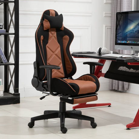 easycomfort easycomfort sedia da ufficio girevole e regolabile nero e marrone ean 8054144133904