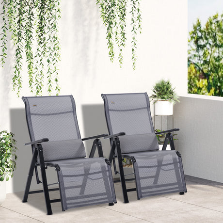 easycomfort easycomfort sedia sdraio da giardino zero gravity set 2 pezzi con schienale regolabile su 9 posizioni e cuscini 65x70x111cm grigio