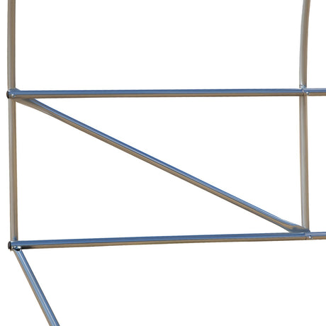 easycomfort easycomfort serra a tunnel da giardino 1 porta e 6 finestre in pe e acciaio ean 8054144134802