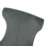 easycomfort easycomfort set di 2 sedie da pranzo imbottite con gambe in metallo grigio ean 8055776910499