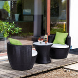 easycomfort easycomfort set mobili in rattan set 2 poltrone tavolino con cuscini 3pz giardino ean 8055776916545