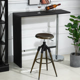 easycomfort easycomfort sgabello da bar stile industriale girevole altezza regolabile bronzo ean 8054111848633