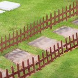 easycomfort easycomfort staccionata in legno di pino da 12 pezzi per aiuole giardino e orto altezza 34cm 1