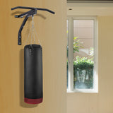 easycomfort easycomfort staffa di supporto per sacco da boxe con barra per trazioni 93x47x51cm nero